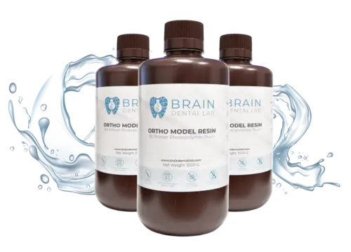 3 bottles of Ortho Model Resin